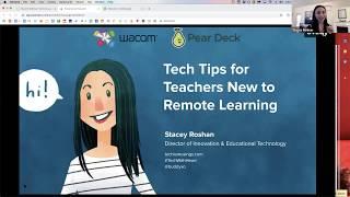 Using Wacom + Pear Deck to Ink Up Google Slides & Create Interactive Lesson #RemoteLearning w/Zoom