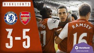 VAN PERSIE WITH A HAT-TRICK | Chelsea vs Arsenal (3-5) | Classic Highlights 2011