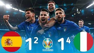 Italy vs Spain 1-1 (4-2) Semi Final Euro 2021 ~ [ خليل البلوشي ] 1080i 