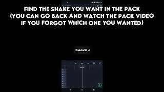 How to download and use a shake pack for alight motion