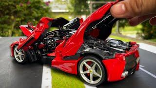Ferrari LaFerrari  1:18 Diecast Car Model by Bburago | Unboxing Show