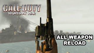 Call of Duty World at War - All Weapon Reload Animations in 2 Minutes