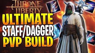 Rank 1 Staff/Dagger PVP Build! Throne and Liberty Staff Dagger PVP Build