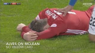 Andrew Dallas Biased Referee - Rangers 3-0 Aberdeen Highlights