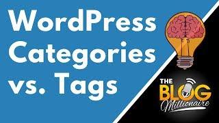 Categories vs Tags in WordPress - How to Use WordPress Categories and Tags in Pages & Posts Tutorial
