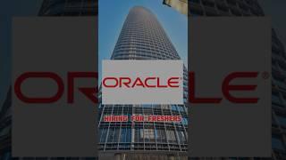 Oracle company hiring for freshers. #freshers #2024 #hiring