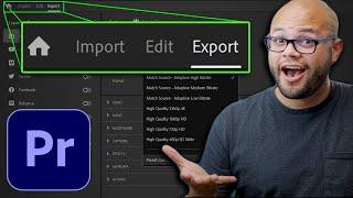 NEW Import, Edit, and Export Workflow Experience in Premiere Pro