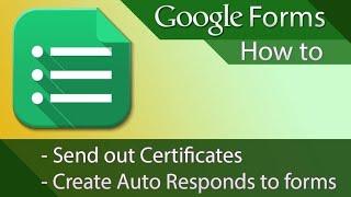 How to enable certification in Google Forms| How to use a default template as certificate| Part 2-||