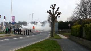 Controlled Explosion - 80 Anti-Tank Grenades - Hampden Park - Eastbourne