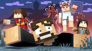 HIDE from the SCARY KIDS!! *STRANGER THINGS* Murder Run! in Minecraft!