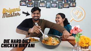 Die Hard Diet Chicken Briyani || Diet Biriyani || Brown rice Briyani