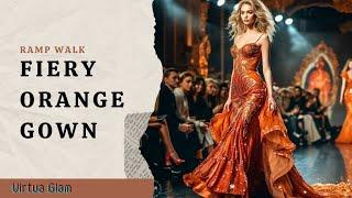 "Russian Model Sizzles on the Catwalk! | Stunning Fashion Show Moment"