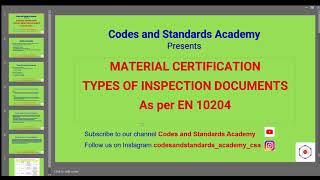 Material Test Certificate & its types according to EN 10204 with example  #materialtestcertificate