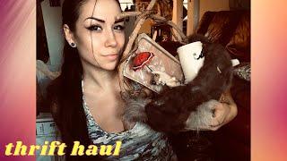 Soft spoken ASMR Florida thrift haul. Show & tingle. Crinkling tapping chit chat