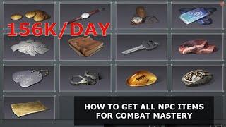 HOW TO GET ALL NPC ITEMS FOR COMBAT MASTERY -  LIFEAFTER
