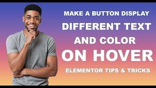 How to Change Button Text/Color on Hover in Elementor | CSS Tips and Tricks 2024