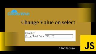 L-30 | Change value on select | dropdown get value | selected dropdown text | select option value js