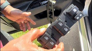 How to replace the masters window-door switch on a G37 Infiniti