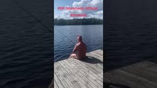 Till Lindemann is fishing in Finland (Instagram stories)