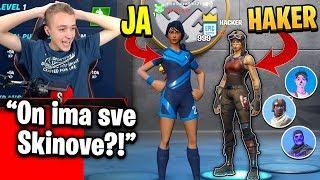 IMA SVE SKINOVE NA SVETU!? *HAKER* MI JE UŠAO U LAJV STRIM U FORTNITE! *nije clickbait*