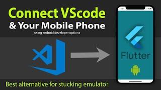 How to connect and run flutter application in a real mobile device | flutter in vscode