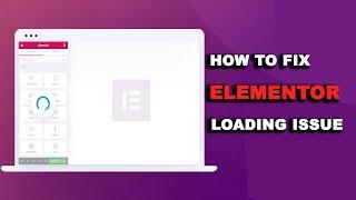 How To Solved Elementor Loading Problem | Its Dhrubo