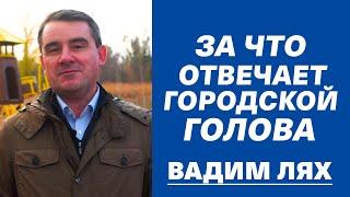 За что отвечает городской голова?