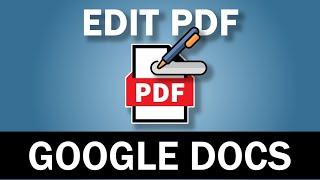 How to Edit a PDF in Google Docs