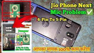 jio phone next mic problem | jio phone next 6 pin to 5 pin mic canvart || jio phone mic jumper trick