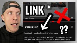 How to Fix YouTube Description Link Not Clickable