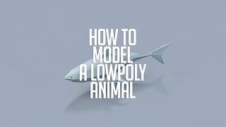 How to model a LowPoly Animal - Cinema4D