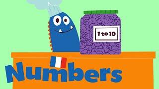 Numbers 1-10 in French  - Learn French