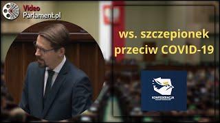 Konfederacja - ws. szczepionek przeciw COVID-19