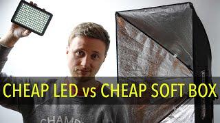 Cheap LED vs Cheap Softbox | The Best Lighting Setup for Most of Us