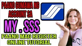 PAANO MAG REGISTER NG SSS ACCOUNT ONLINE| CHRISTINE DIVINAGRACIA