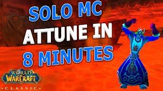WoW Classic - SOLO MC Attunement in 8 Minutes! Any class!