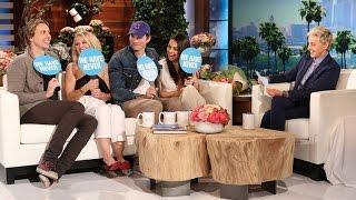 Ashton Kutcher and Dax Shepard Surprise Mila Kunis and Kristen Bell to Play 'Never Have We Ever'