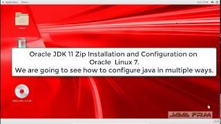 Oracle JDK 11 Zip Installation on Oracle Linux 7.5 and enable Java for all users in linux