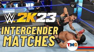 WWE 2K23 : How To Play Intergender Matches!