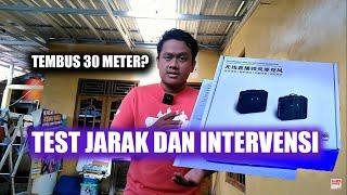 Test Jarak Mic Wireless Murah Tembus 30 Meter?