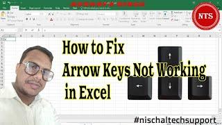 How to Fix Arrow Keys Not Working in Excel -Scroll Lock