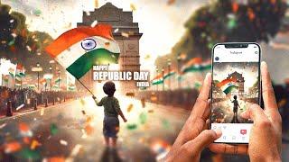 Happy Republic Day Motion Graphics 2024 | Royalty Free No Copyright