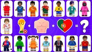 Guess LEGO Version  Guess Football Players by Their SONG + EMOJI  | Ronaldo, Messi, Neymar, Mbappe