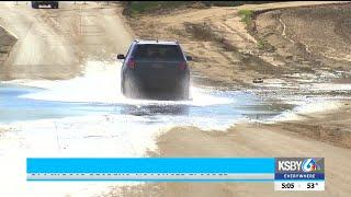 Black Road in Santa Maria reopens, no longer flooded