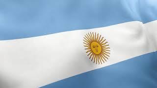 Argentina Flag | Bandera argentina | Free 4K video background loop video, Country flag National Flag