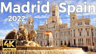 Madrid 2022, Spain Walking Tour (4k Ultra HD 60 fps) - With Captions