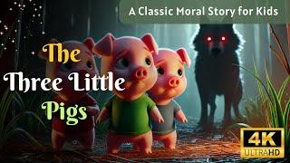 The Three Little Pigs | A Classic Moral Story for Kids | 3D Animated Story