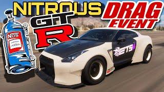 FORZA HORIZON 5 - INSANE* NITROUS - NISSAN GT-R DRAG RACE EVENT