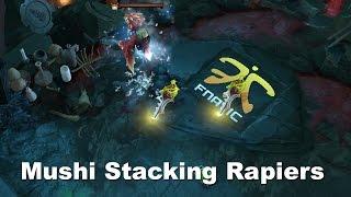 Dota 2 TI5 Mushi Stacking 2x RAPiErs iG vs Fnatic ~100 min