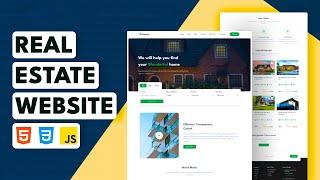 How to Make a Real Estate Website Using Html CSS JavaScript